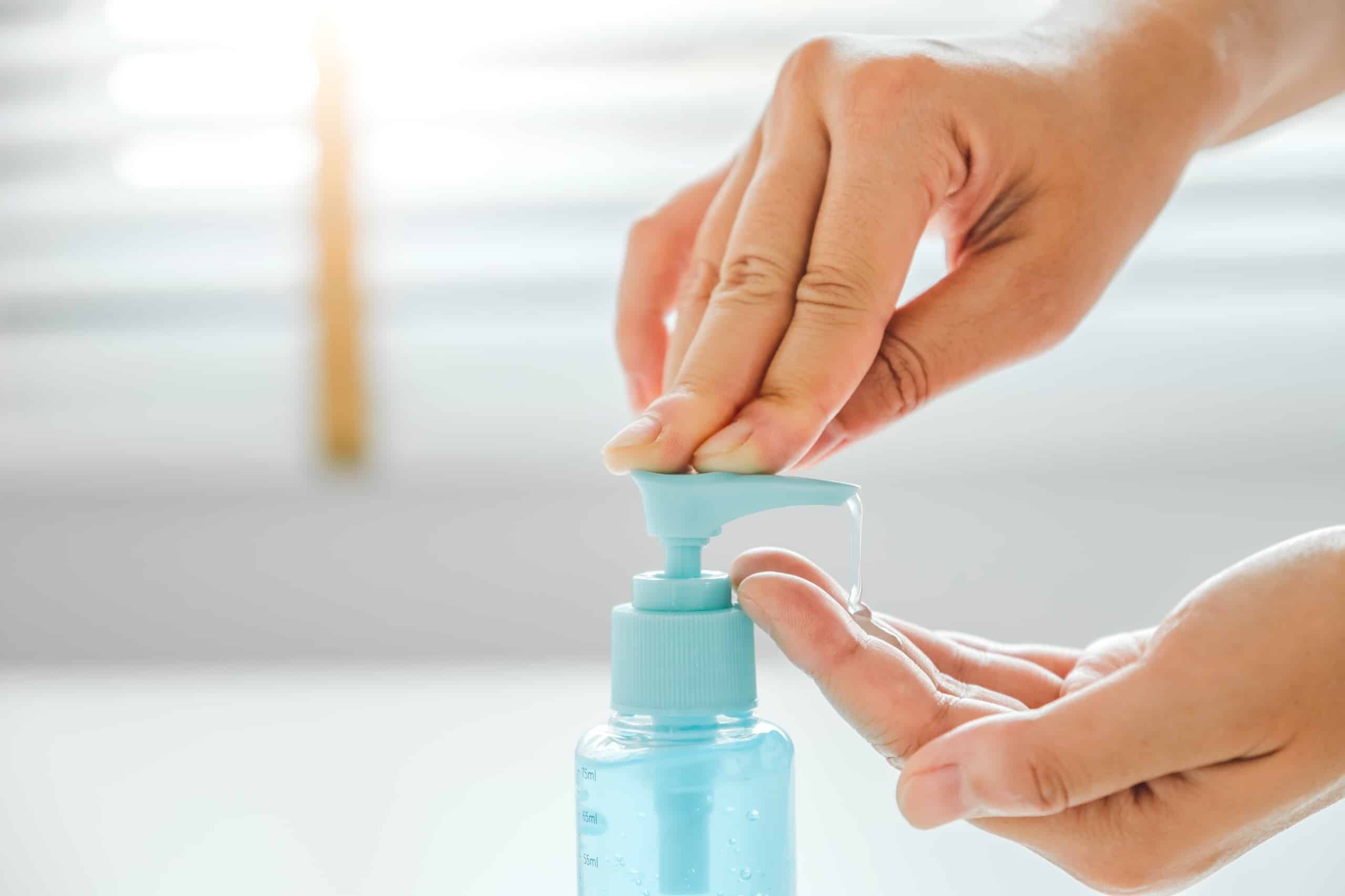 Woman hands using alcohol gel clean wash hand sanitizer anti virus bacteria Hygiene and Healthcare concept to Covid-19 virus prevention at Home Woman hands using alcohol gel clean wash hand sanitizer anti virus bacteria Hygiene and Healthcare concept to Covid-19 virus prevention at Home